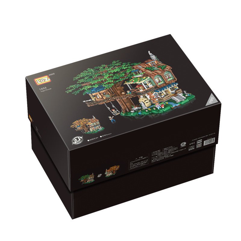 4761pcs Forest Tree House Model Building Blocks with Figures DIY Assembly Small Particle Bricks Toys for Children Christmas Gift - Image 3