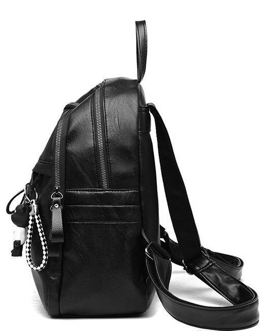 PU Leather Large Capacity Backpack – Student School & Travel Bag - Image 6