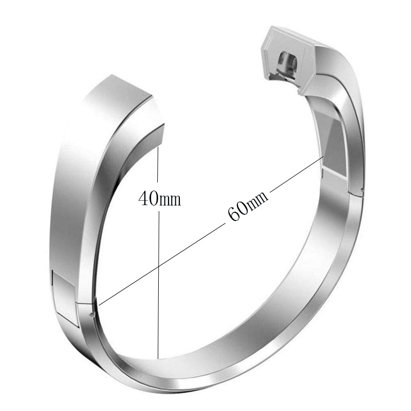 Smart Fitness Bracelet Alta Style – Stainless Steel Strap - Image 2