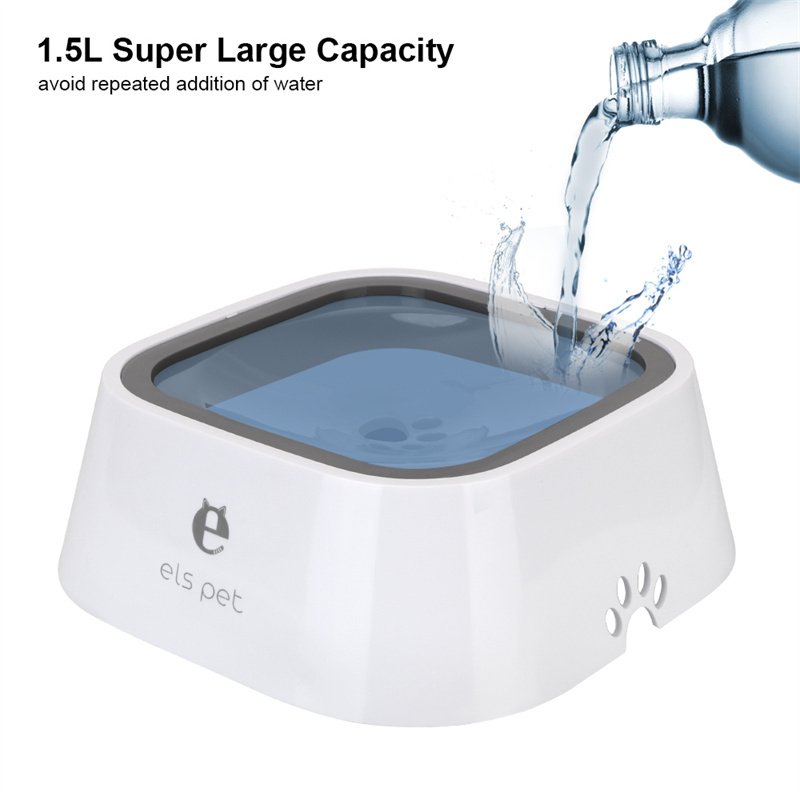1.5L Cat Dog Water Bowl Carried Floating Bowl Anti-Overflow Slow Water Feeder Dispenser Pet Fountain ABS&PP Dog Supplies - Image 10