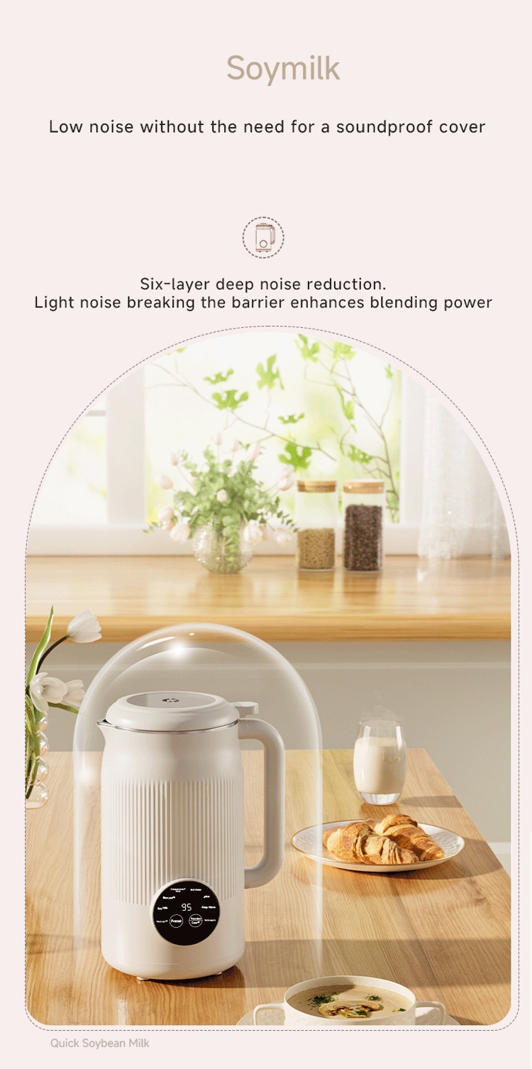 Soybean Milk Machine Multifunction Juicer Portable Blender Automatic Heat Home Soy Milk Maker Kitchen Gadgets - Image 3