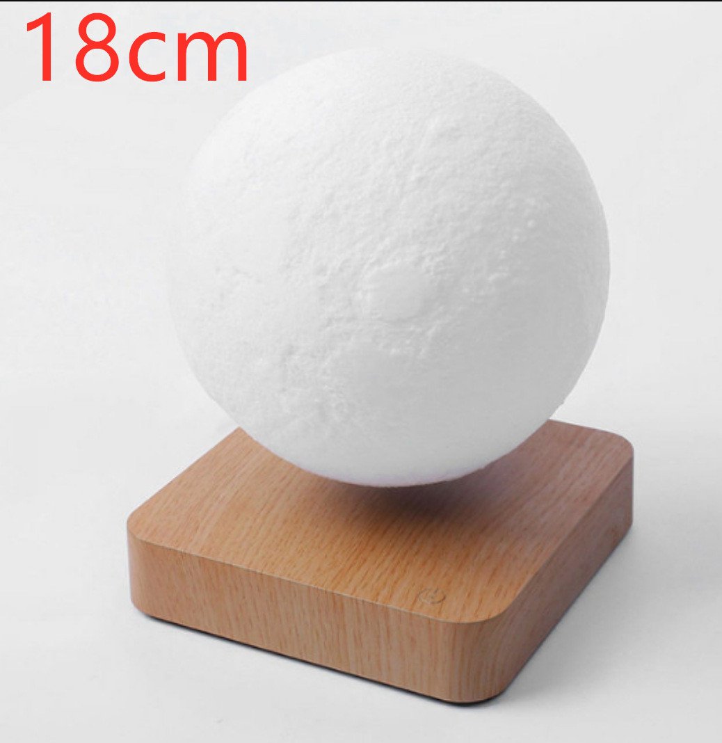 Magnetic Levitation Table Lamp Moon Light 3D Printing Planet Night Light - Image 7