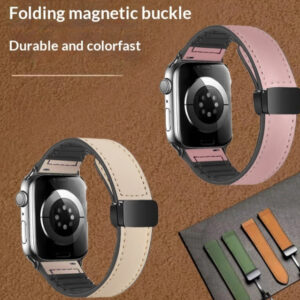 Suitable For Silicone Skin-covered Folding Magnetic-clasp Watch Straps