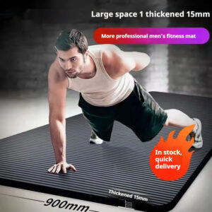 Thick Non-Slip Yoga Mat for Fitness, Pilates & Home Gym