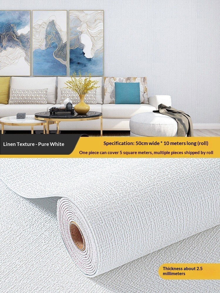 Self-adhesive Waterproof, Thickened 3D Textured Foam Wallpaper - Image 3