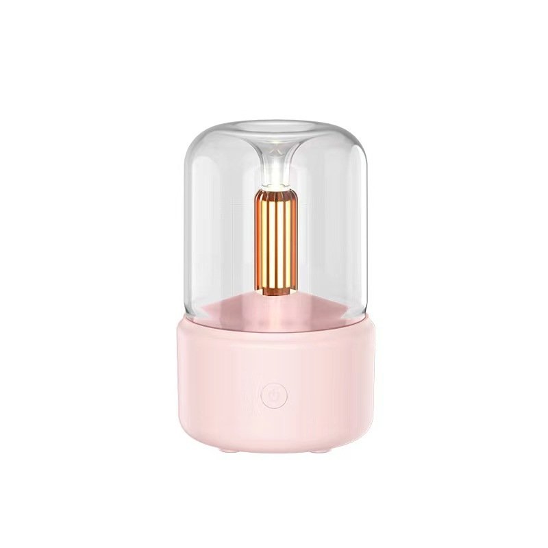 Atmosphere Light Humidifier Candlelight Aroma Diffuser Portable 120ml Electric USB Air Humidifier Cool Mist Maker Fogger 8-12 Hours With LED Night Light - Image 3