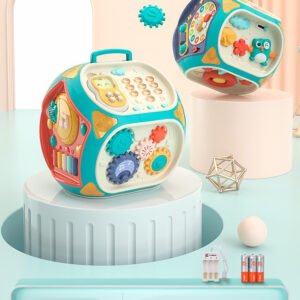 Happy Children's Toys For Boys And Girls, Babies, Brains, Hands, Drums, Toys, Hexahedron, Bus, Gift