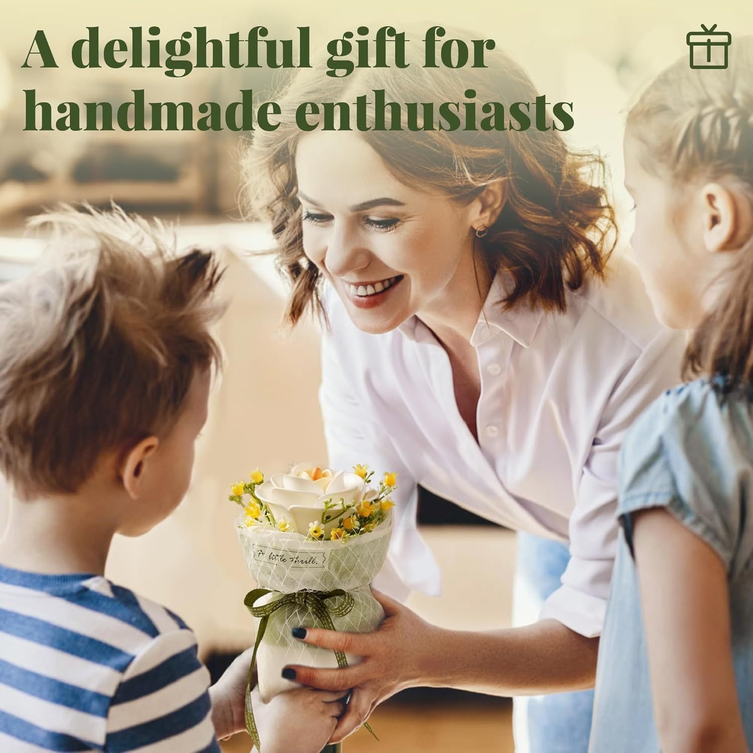 ROBOTIME Artificial Flowers 3D Puzzle Model Kits Puzzles For Adults To Build, Decoration Home Decor Accessories Living Room Gifts For Women, Camellia - Image 7