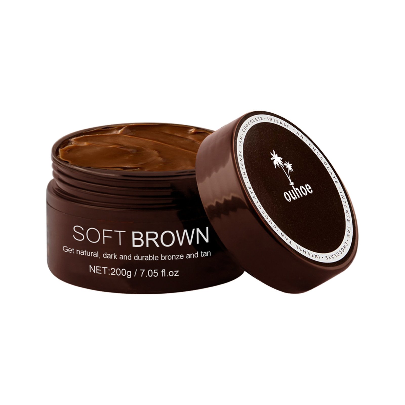 OUHOE Soft Brown, Summer Seaside Tanning Dark Tan Moisturizing Cream for Tanning Skin - Image 5